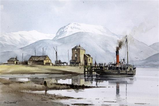 John L. Chapman (b.1946) Ben Nevis from Corpath, 9 x 13in.